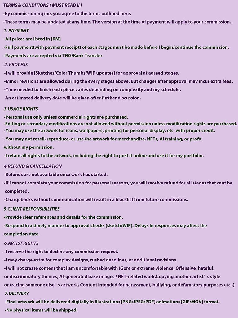 Terms &amp; Conditions